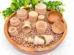 Wooden Bowls, Containers, and Flower Pot Nesting Set - Image 6