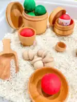 Wooden Sensory Bin Tool Set - Image 2