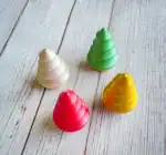 Sparkly Wooden Christmas Set – Trees - Image 3