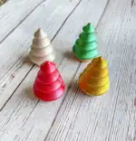 Sparkly Wooden Christmas Set – Trees - Image 4