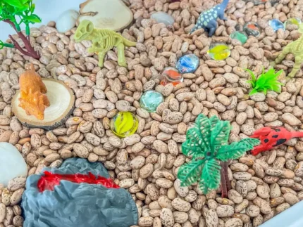 Dinosaur Sensory Bin - Image 3