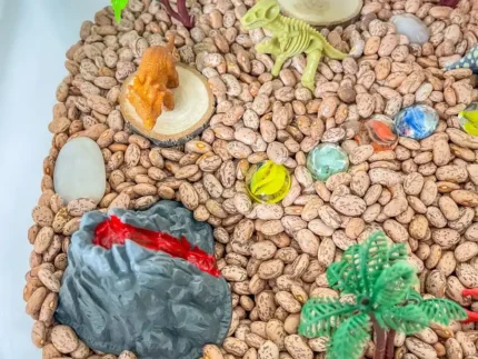 Dinosaur Sensory Bin - Image 4