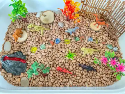 Dinosaur Sensory Bin - Image 5