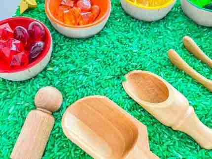 Rainbow Bowl St. Patrick's Day Sensory Bin - Image 4