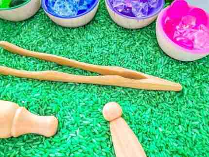 Rainbow Bowl St. Patrick's Day Sensory Bin - Image 5