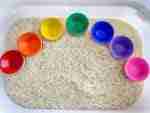 Rainbow Bowl St. Patrick's Day Sensory Bin - Image 6