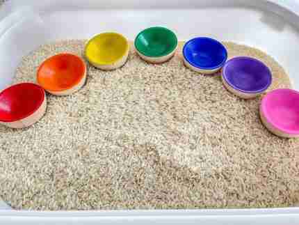 Rainbow Bowl St. Patrick's Day Sensory Bin - Image 7