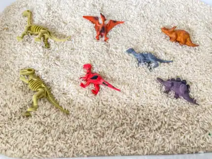 Dinosaur Sensory Bin - Image 9