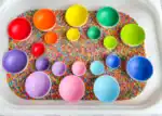 10 Rainbow Wooden Bowls - Image 3