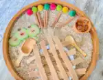 Apple Pie Sensory Bin