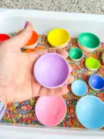 10 Rainbow Wooden Bowls - Image 6