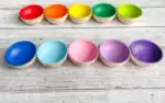 10 Rainbow Wooden Bowls - Image 8