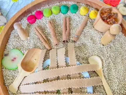 Apple Pie Sensory Bin - Image 4