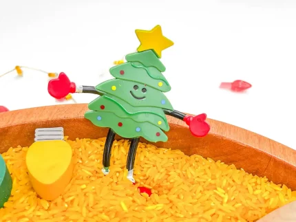 Christmas Lights Sensory Bin - Image 3