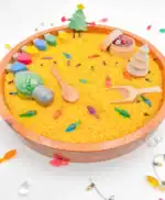 Christmas Lights Sensory Bin