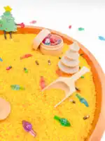 Christmas Lights Sensory Bin - Image 8