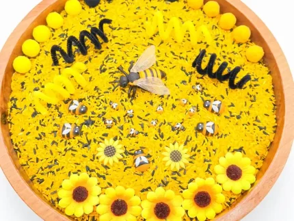 Bumble Bee Sensory Bin - Image 5