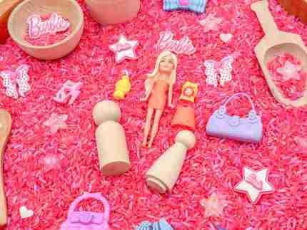 Barbie Sensory Bin - Image 4