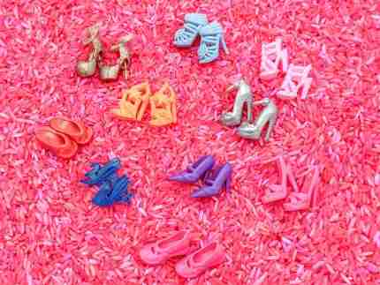 Barbie Sensory Bin - Image 6