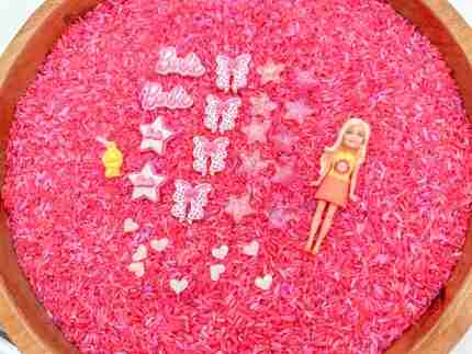 Barbie Sensory Bin - Image 9