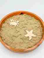 Beach Sensory Bin With Sand Playdough - Image 9