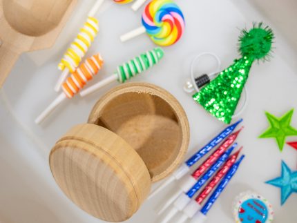 Bold Happy Birthday Sensory Bin - Image 12