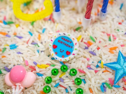 Bold Happy Birthday Sensory Bin - Image 5