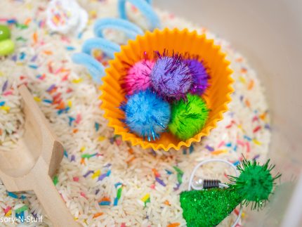 Bold Happy Birthday Sensory Bin - Image 4