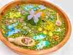 butterfly and flowers sensory bin