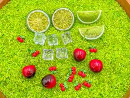 Cherry Limeade Sensory Bin - Image 8