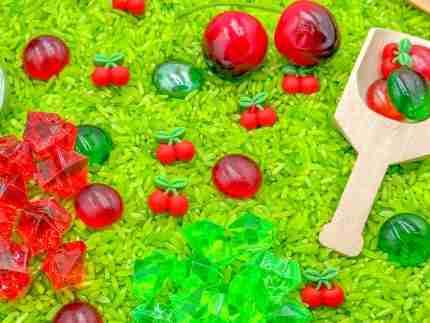 Cherry Limeade Sensory Bin - Image 4