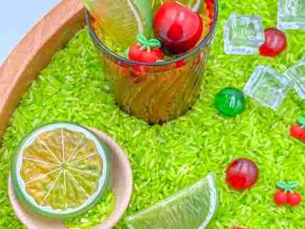 Cherry Limeade Sensory Bin - Image 5