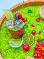 Cherry Limeade Sensory Bin - Image 11