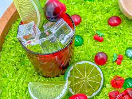Cherry Limeade Sensory Bin - Image 11