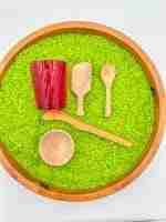 Cherry Limeade Sensory Bin - Image 9