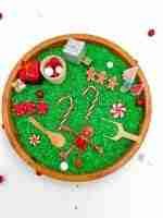 Christmas Gingerbread Sensory Bin-3