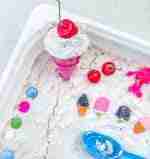 Ice Cream Sensory Bin (Cloud Dough) - Image 12