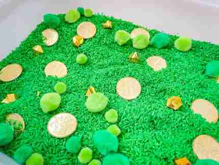 Digging For Lucky Coins - St. Patrick's Day Sensory Bin - Image 10