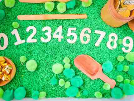 Digging For Lucky Coins - St. Patrick's Day Sensory Bin - Image 5