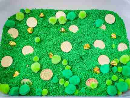 Digging For Lucky Coins - St. Patrick's Day Sensory Bin - Image 9