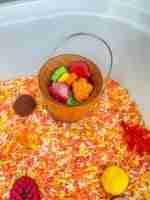 Fall Rice Sensory Bin - Image 3