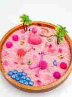 Flamingo Sensory Bin - Image 5