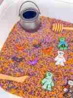 Halloween Bear Sensory Bin - Image 4