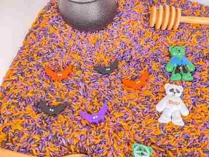 Halloween Bear Sensory Bin - Image 4