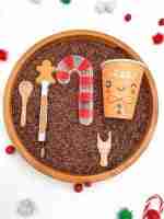 Hot Cocoa Sensory Bin - Image 9