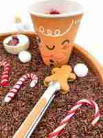 Hot Cocoa Sensory Bin - Image 3