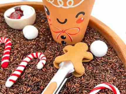 Hot Cocoa Sensory Bin - Image 3