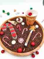 Hot Cocoa Sensory Bin