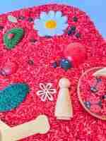 Ladybug Sensory Bin