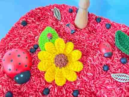Ladybug Sensory Bin
